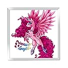 5D Unicorn Diamond Embroidery Painting Rhinestone DIY Cross Stitch Drill Art Craft Home Wall Decoration (H05)