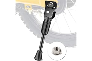 IPETRK Kids Bike Kickstand Fits 12 14 16 18 20 Inch Bicycles, Aluminum Alloy Kickstand for Kids Bike with Anti-Slip Pad, Universal Fit for Mountain Road Bikes