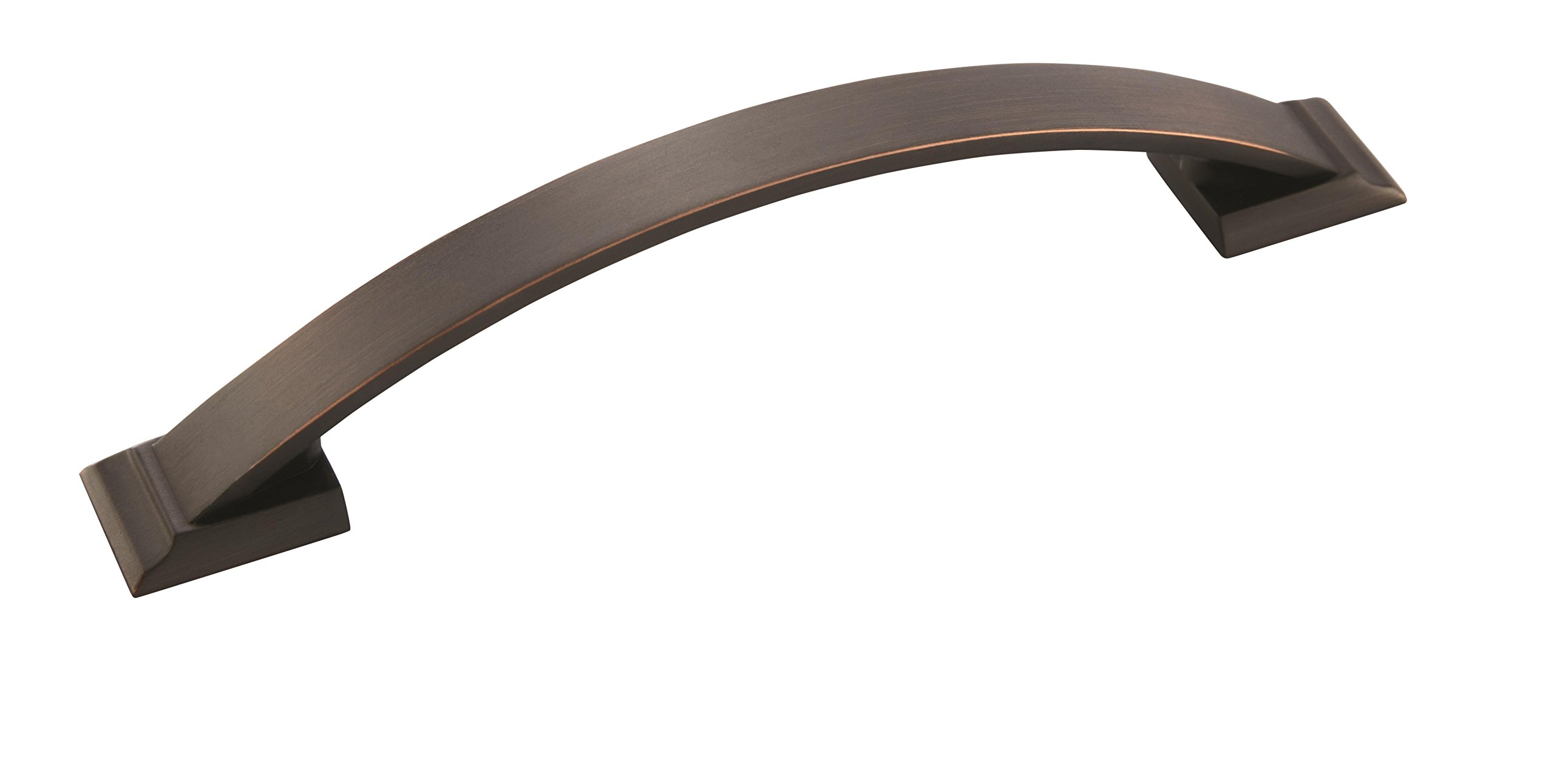 Amerock | Cabinet Pull | Oil Rubbed Bronze | 5-1/16 inch (128 mm) Center to Center | Candler | 1 Pack | Drawer Pull | Drawer Handle | Cabinet Hardware