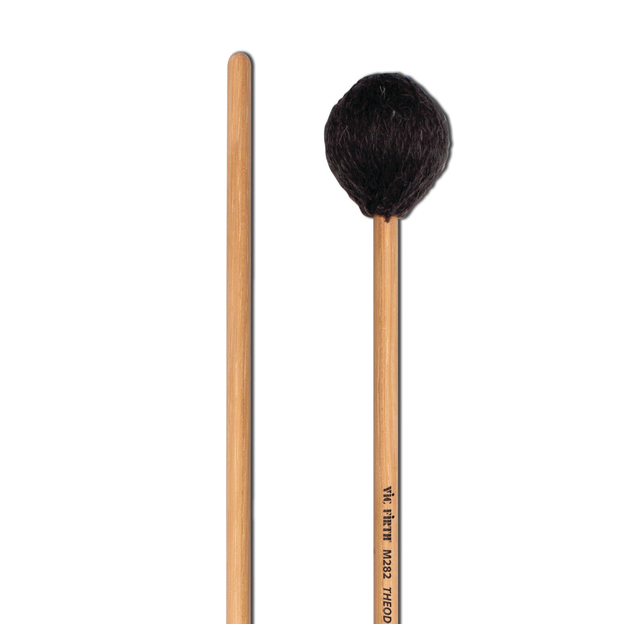 Vic FIrth - Signature Series Marimba Mallets - M282 - Theodor Milkov Marimba - Medium Soft - Black