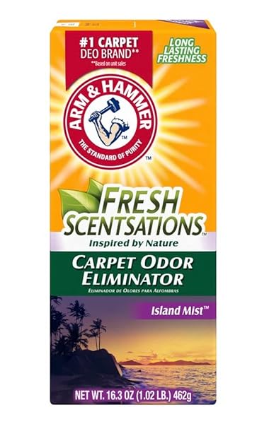 ARM & HAMMER FRESH SENSATIONS ISLAND MIST CARPET ODOR ELIMINATOR 16.3 OZ
