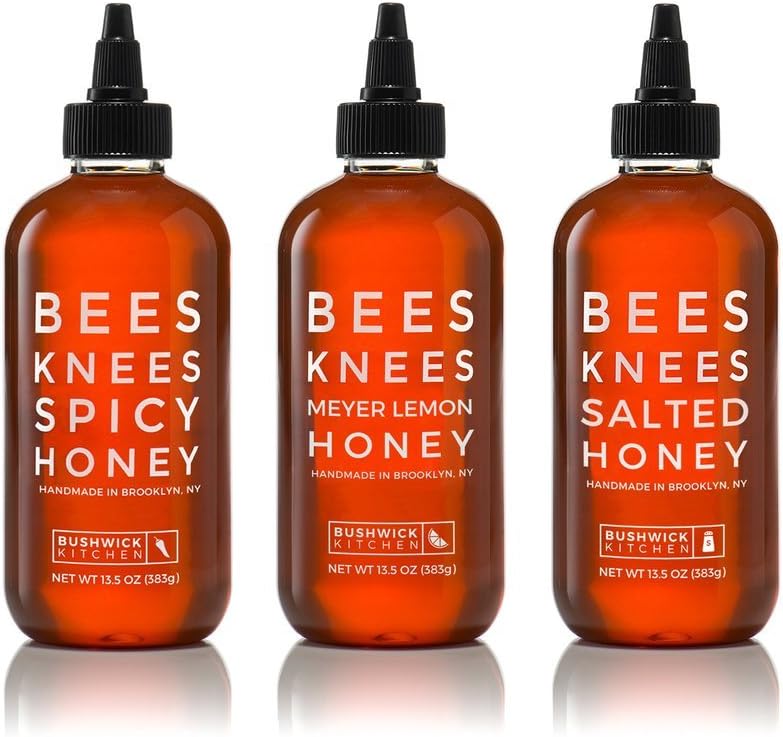Bushwick Kitchen Bees Knees Honey Trio Spicy Honey, Meyer Lemon, Honey, Salted Honey