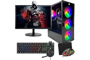 PC GAMER RYZEN 5 5600GT, 16GB DDR4, SSD SATA 480GB, FONTE 500W + KIT GAMER 4 EM 1 + MONITOR 19