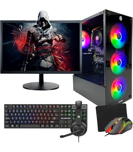 PC GAMER INTEL I5 10400F, 16GB DDR4, SSD NVME 500GB, RX 580 8GB