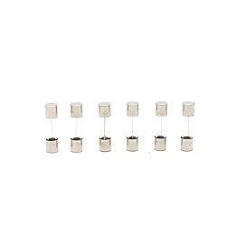 6PCS 250V Slow-Blow Time Delay Glass Fuse T2AL250V