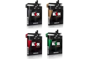 THE FRUGAL SMOKER Djarum Black Bliss Clove Variety Pack - 20 Cloves in 4 Unique Flavors, 80 Total (Frugal Smoker Sticker Included)