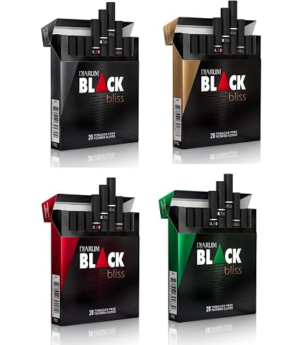Amazon.com: Djarum Black Bliss Ruby Clove Filtered Cigarettes - 3 Boxes of  20 (60 total)