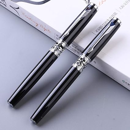 Amazon 中空金属ゲルペンボールペンペンペン金属ペンビジネスギフト誕生日プレゼント 2個 14 1 2cm デスクペン 文房具 オフィス用品