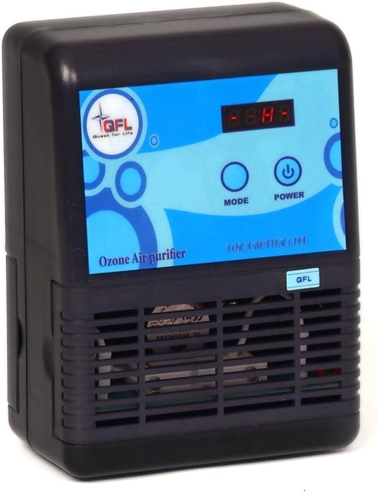 QFL BreathePure 500 Ozone Air Purifier & Ionizer, Smoke and Odor Eliminator, Covers 2500 Sq.Ft. Removes Dust, Pollen,Tobacco, and Pet Odors, Excellent for home and work place.