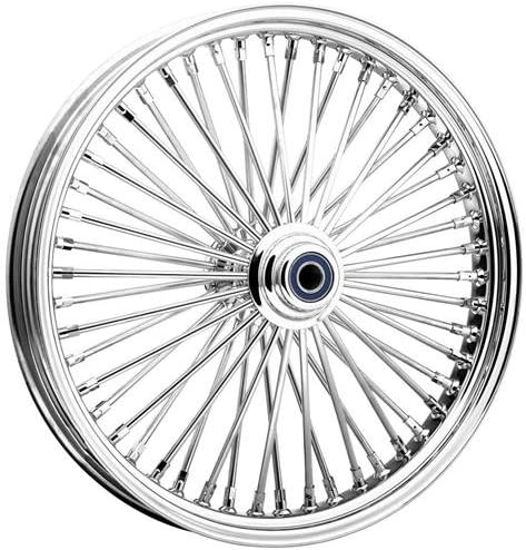 Ride Wright Wheels Inc Omega Chrome 50 Spoke 18x5.5 Rear Wheel, Color: Chrome, Position: Rear, Rim Size: 18 04855-965-OM-ABS-T