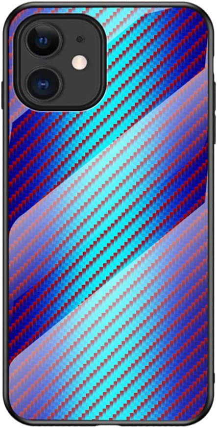 Case For Apple Iphone 12 Pro Max Case Carbon Fiber Clear Tempered Glass Cover Case Compatible With Apple Iphone 12 Pro Max Blue Amazon Co Uk Electronics