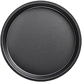 Alipis 7.16 Inch Round Pizza Pan Non Stick Carbon Steel Bakeware Heavy Duty for Even Heat Distribution Baking Pizza Cake Pastry Home and Restaurant Use