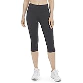 Energy Zone Womens Cotton Stretch High Waist Crop Legging