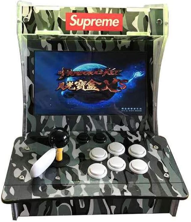 Gecfun Double mini net red fighter Pandora arcade game machine 3003 in one 10 inch Camouflage
