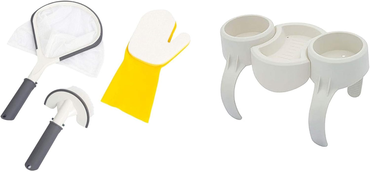 Amazon.com: Bestway SaluSpa Hot Tub Spa All-in-1 Cleaning Tool + Drinks