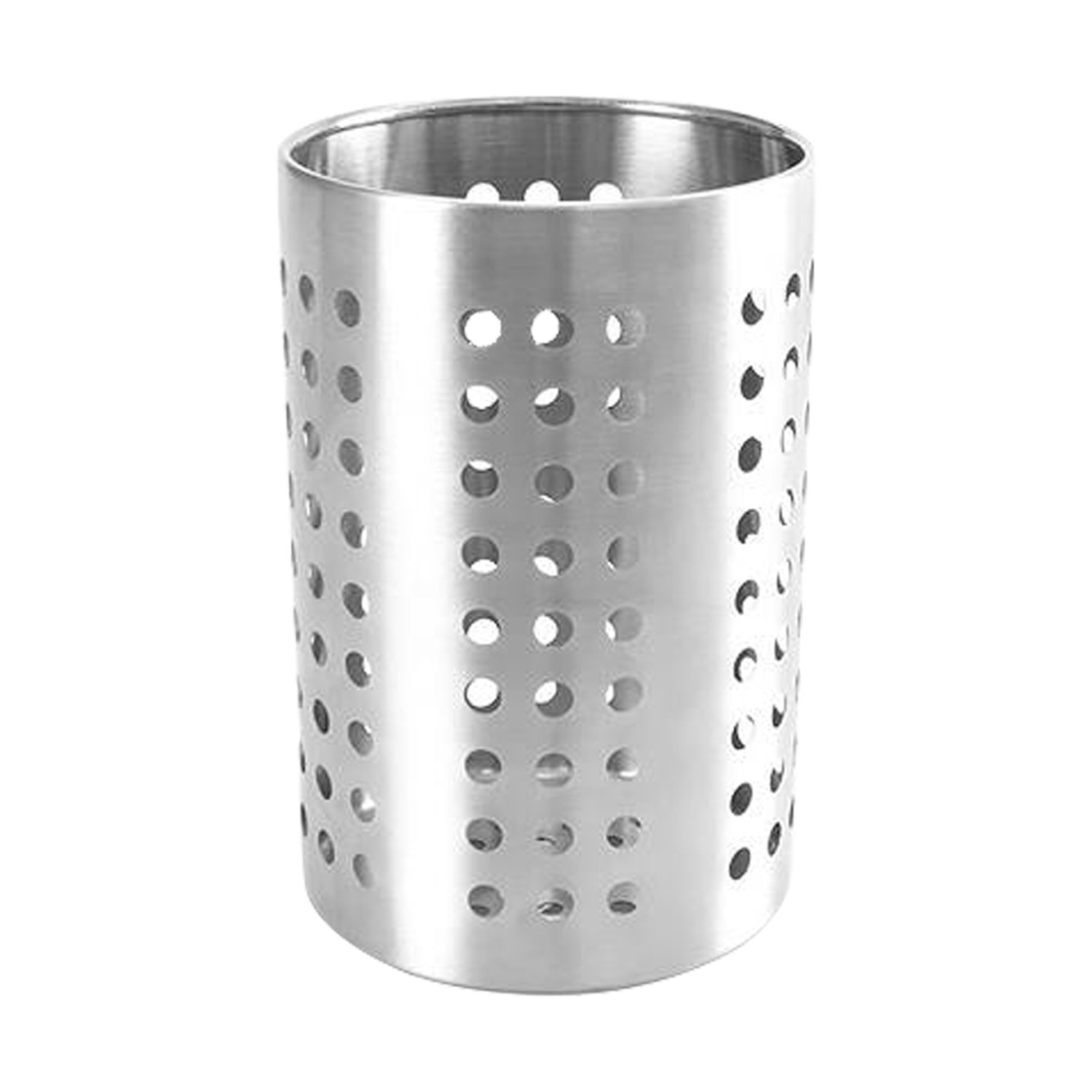 WhopperIndia Kitchen Utensil Caddy Cooking Tools Holder, Stainless Steel, 10 x 9 x 9 cm