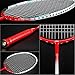 Oppum Carbon Fiber Professional 2 Player Badminton Racquets Set Super Lightweight Badminton Rackets Including 2 Rackets/1 Carrying Bag/2 Overgrips