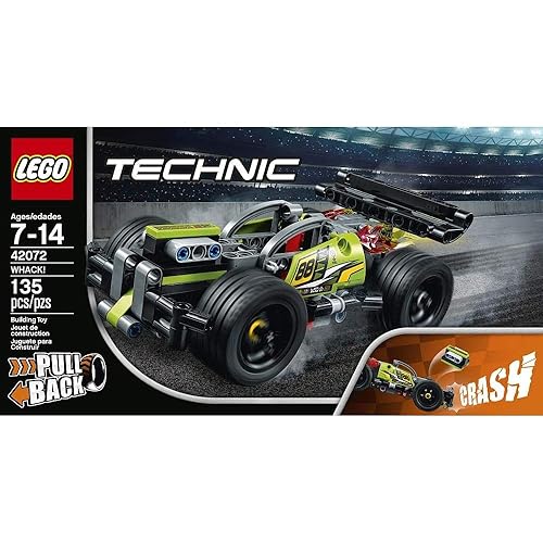 LEGO Technic WHACK! 42072 Building Kit with Pull Back Toy Stunt