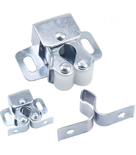 Lot De 4 Loquets De Porte Pour Camping-Car Et Remorque | ABS Blanc | Fixation Facile | Idéal Pour Garder Les Portes Ouvertes