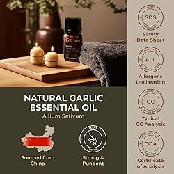 Gya Labs Garlic Essential Oil for Diffuser - Garlic