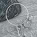 Infinity Collection - Cheer Bracelet - Adjustable Charm Bangle, Cheer Jewelry, Gift for Cheerleaders & Coaches, Non-Tarnish, Premium Quality
