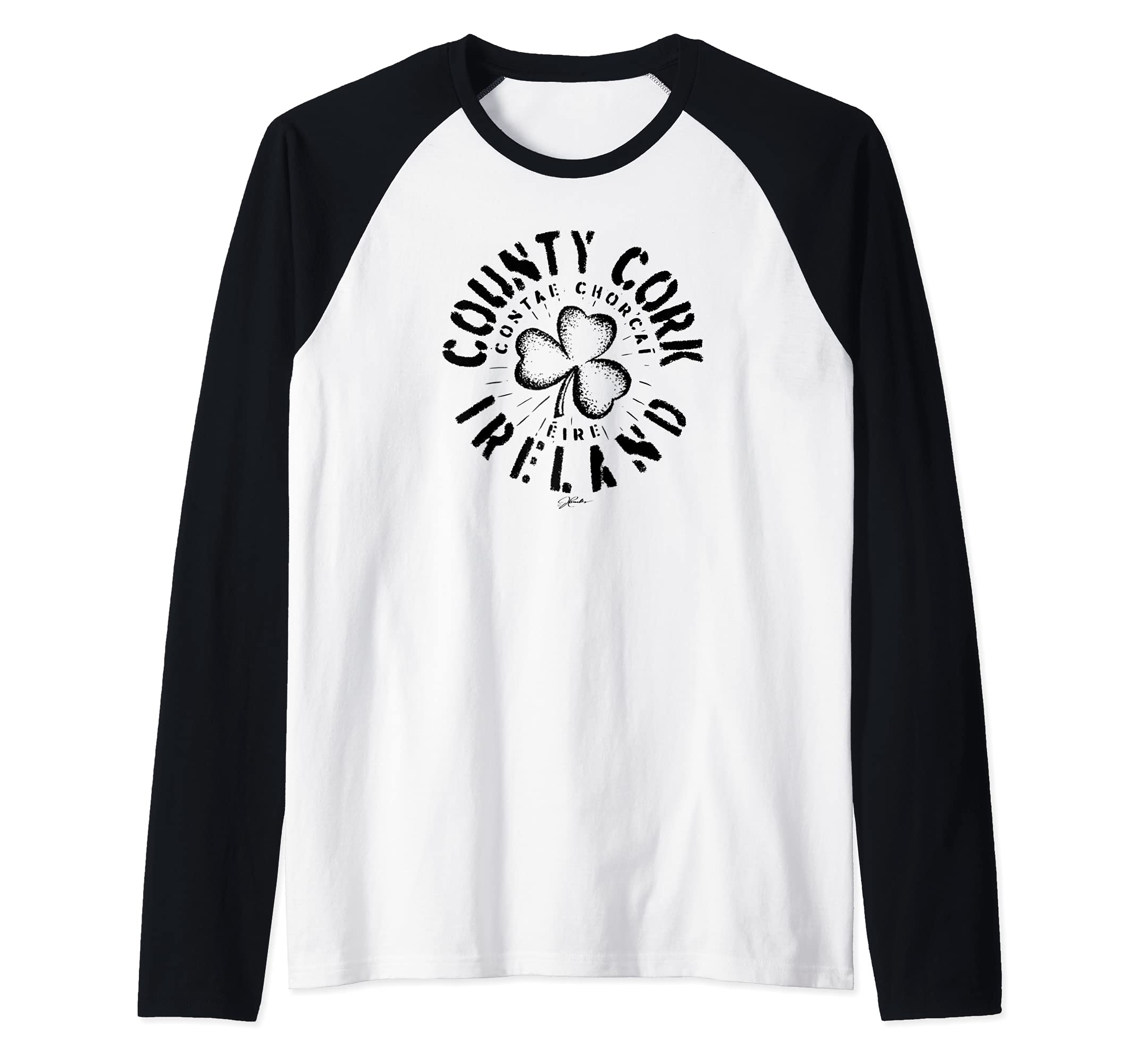 JCombs: County Cork, Ireland Raglan Baseball Tee