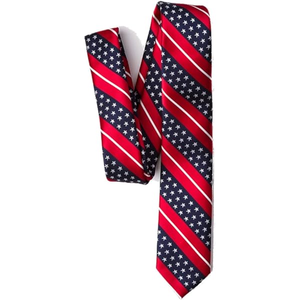 Noeud Papillon Drapeau Américain - Stars And Stripes - Bleu, Rouge, Blanc - 13x7cm - Synthétique