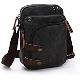Collsants Mini Crossbody Bags for Women and Men - Small Purses and Handbags - Travel Bag - Canvas Shoulder Purse