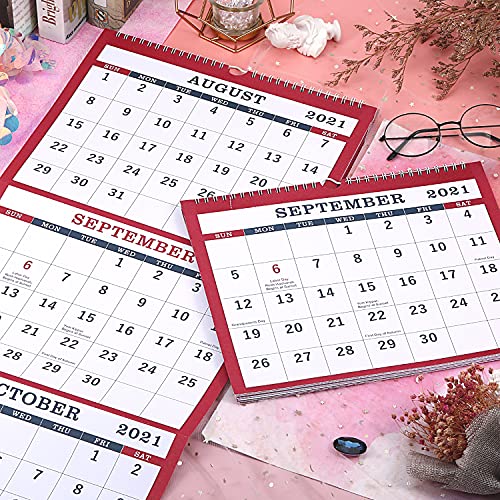 20212022 Wall Calendar 3 Month Display Vertical Calendar, July 2021