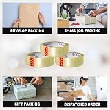 1ABOVE Clear Packing Tape 3 Rolls 24mm x 40m Strong Adhesive Sellotape view 4