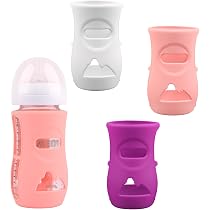 Amazon.com : 3 Pack Silicone Sleeves for Avent Natural Glass Baby ...