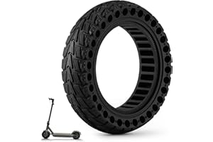 ThinkMRO 1PCS 10x2.5 inches Solid Tires for Electric Scooter, 60/70-6.5 Tire for Ninebot G30 /G30D /G30E /G30E /G30LP /G30D II /G30 Max, Tire Replacement for All 10 x 2.5'' Scooter Tires (Black)