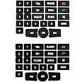 AtticZone Interior Button Repair Sticker Kit Decals Steering Wheel, AC Control, Window Switch , Radio Number, Door Lock, Seat Memory Switch Button Stickers Compatible with Benz 2007-2014, 2 Set (Radio