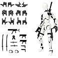 Nemoro Assembed 3D Printed 5.54'' Stick Tian 13 Action Figure, Multi-Jointed Robo13, Articulated T13 Desktop Decoration,12 in 1 d13 Accessories Best Birthday Festival Gift