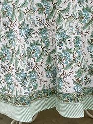 Ridhi Sage and Russian Green 100% Cotton Round 60
