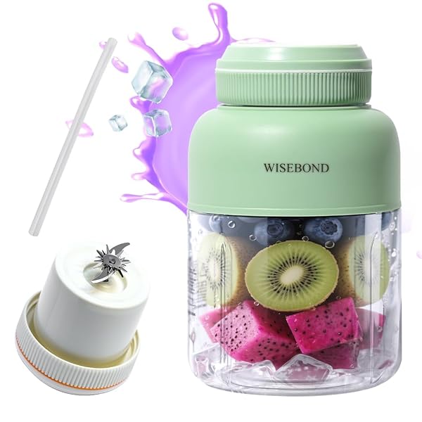 WISEBOND PORTABLE SMOOTHIE BLENDER FOR SHAKES & SMOOTHIES...