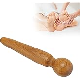 Dioche Reflexology Foot Massage Wooden Stick, Wood Health Treatment Traditional Tool Manual Massager for Travel
