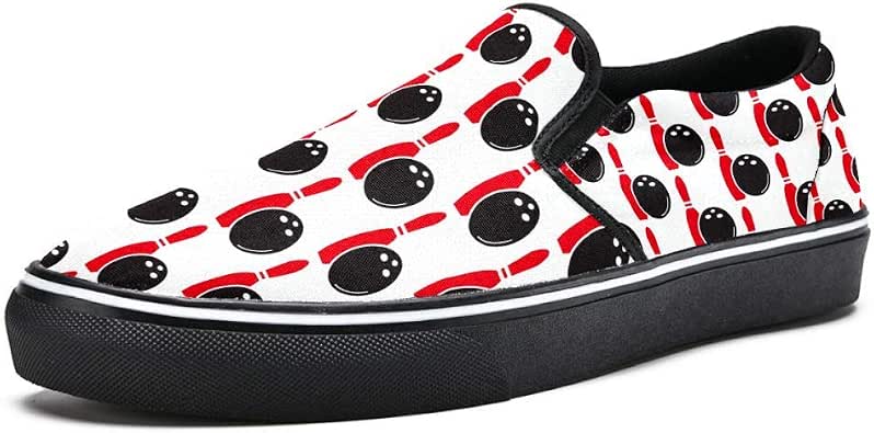 pull on slip on mens bowling shoes