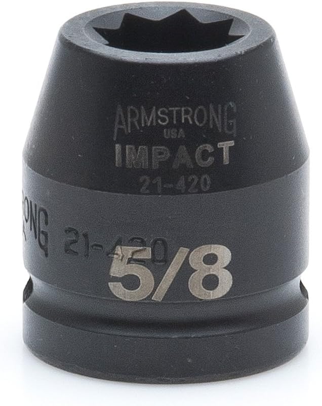 Armstrong 21446 3/4Inch Drive 8 Point 17/16Inch Impact Socket Home Improvement