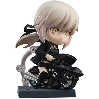 Good Smile Fate/Grand Order: Saber/Altria Pendragon (Alter) Shinjuku Version &amp; Cuirassier Noir Nendoroid Action Figure, Multicolor