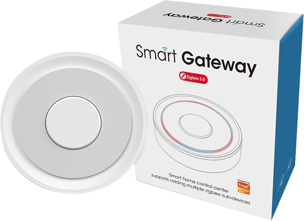 RISOON Tuya Zigbee 3.0 Hub Gateway Smart Home Bridge WiFi Alexa Google Assistant