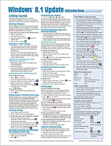 Windows 8.1 Update Quick Reference Guide: Introduction (Cheat Sheet of ...