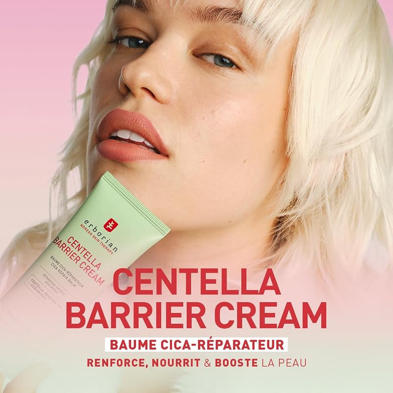 - Centella Barrier Cream - Baume Cica-Réparateur Anti-Rougeurs Visage & Corps - Répare et nourrit la peau - Cosmétique Coréen - 50ml
