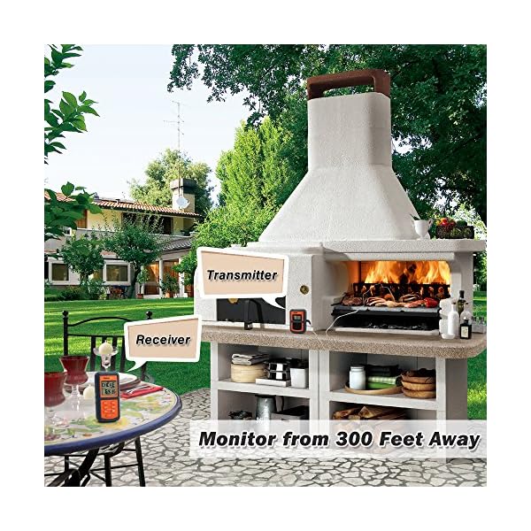Thermopro Tp 07 Wireless Bbq Meat Thermometer For Grilling Smoker