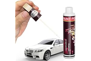 DEPINO Touch Up Paint Pen for Cars Scratch Removal Repair, Wheel Fill Paint Pen Black/White/Multi-color Optional for Various cars (Pearl White)