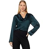 Vince Womens Cowl Nk L/S Blouse