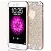 iPhone 6/6s Case,ARSUE (TM) Luxury Hybrid Beauty Crystal Rhinestone With Gold Sparkle Glitter PC Hard Protective Diamond Case Cover For iPhone 6/6s [4.7inch] (Gold / Bling)