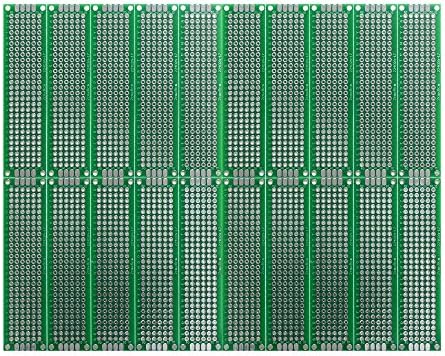 BENGIX Double Side Circuit Board Plated Through PCB Board 2cm x 8cm,20pcs