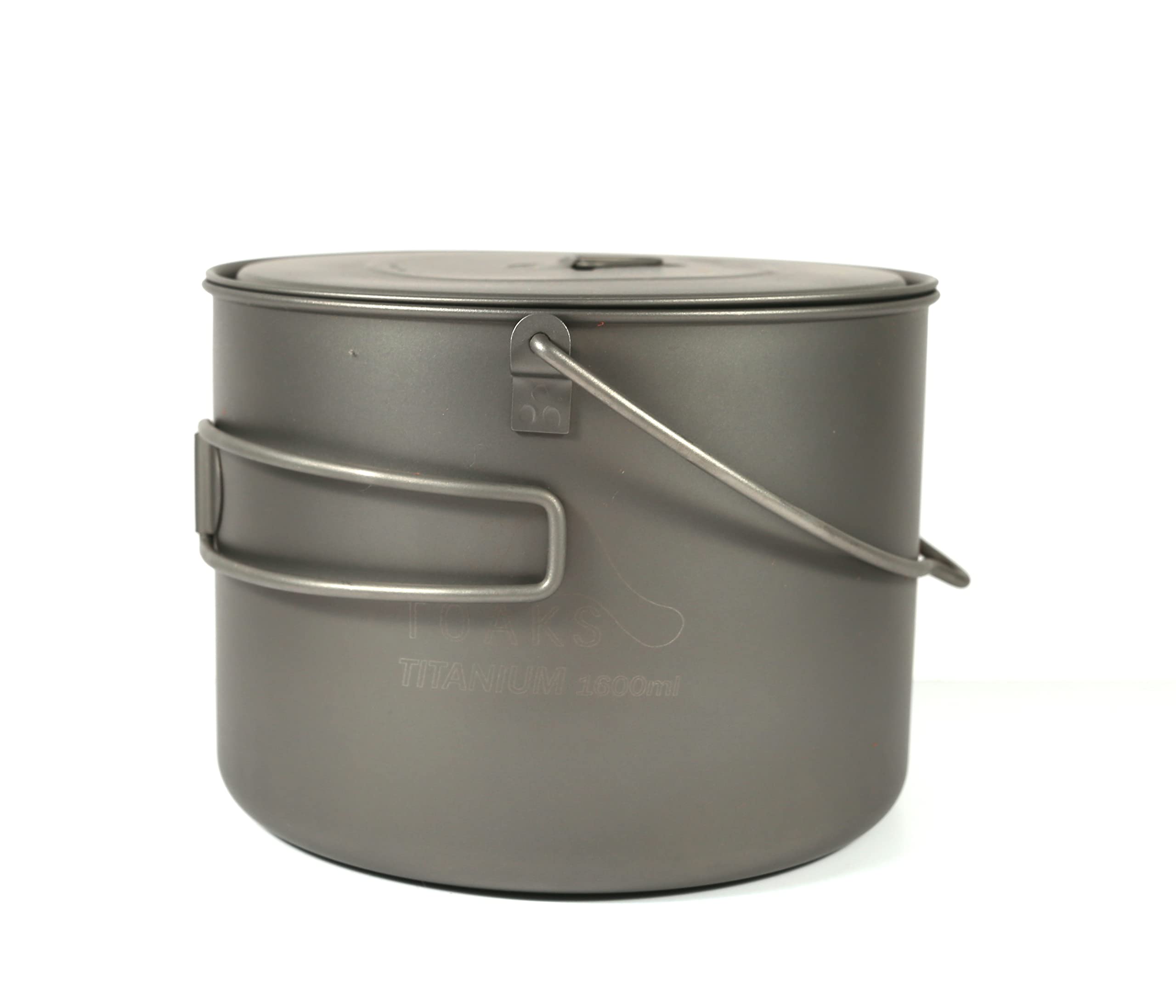 TOAKS Titanium Pot with Bail Handle, 1600 ml