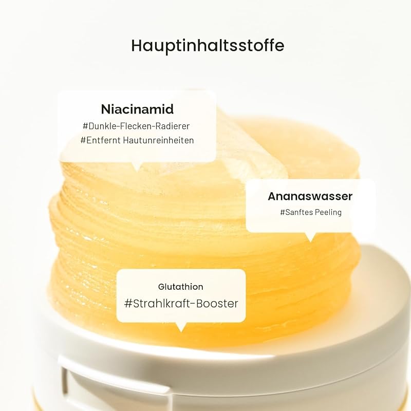 Vita Niacinamide Gel Toner Pads - Tonic Pads für dunkle Flecken und gleichmäßigen Ton, weiche Peeling-Pads mit Vitamin C, koreanische Kosmetik, 60 Stück (140 g)